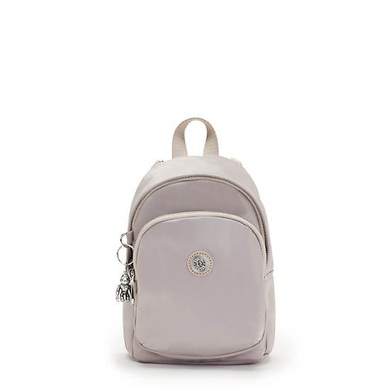 Kipling Delia Compact Metallic Convertible Backpacks Glow Satin | CA 1559NW